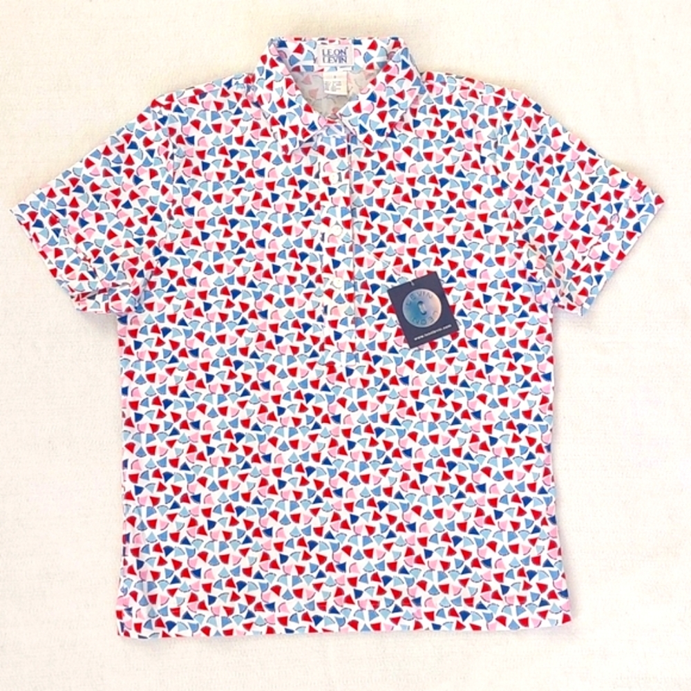 Leon Levin polo shirt NWT